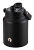 Captain Stag Sports Bottle, Direct Drinking, Double Stainless Steel Bottle, Vacuum Insulated, Keeps Cold, HD Water Tank, 2.5L, Black, UE-3530
