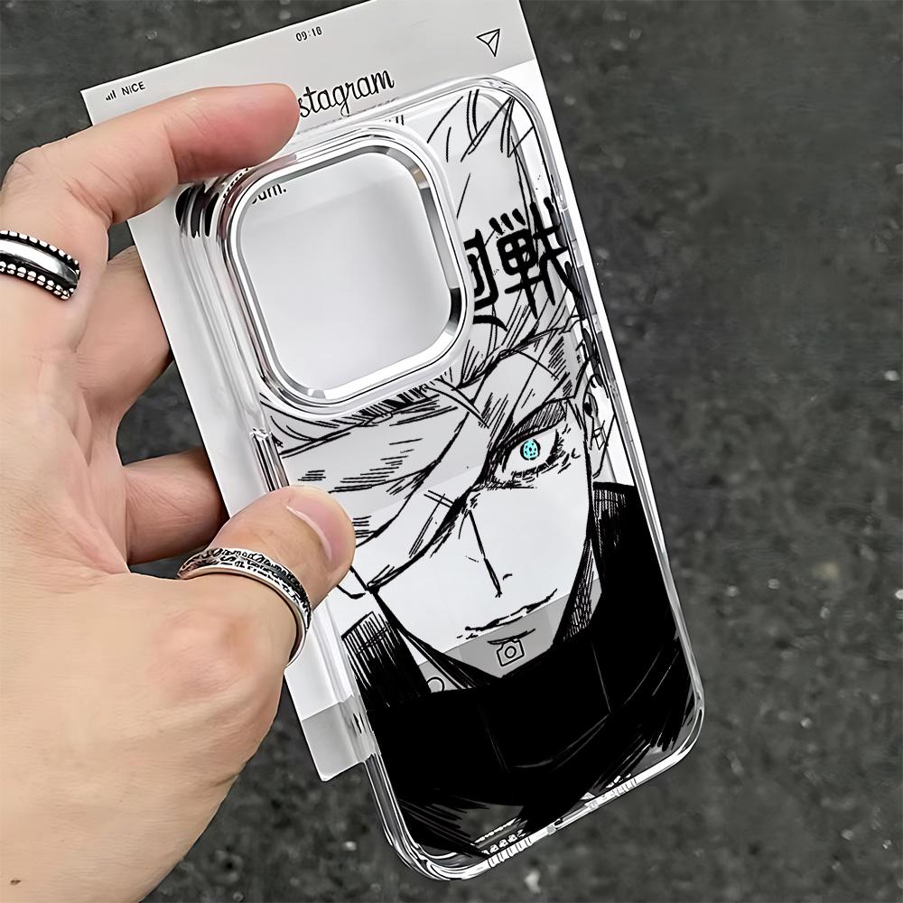 Jujutsu Kaisen Годжо Сатору Новый Чехол Для Телефона Для iPhone 17 Air 16 e 15 14 13 12 11 Pro Max Plus SE 2020 2022 Прозрачный Мягкий Чехол