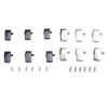 6Pcs Guitar String Locking Nut Split Type Bridge Lock Headless Electric Guitar Parts Accessories