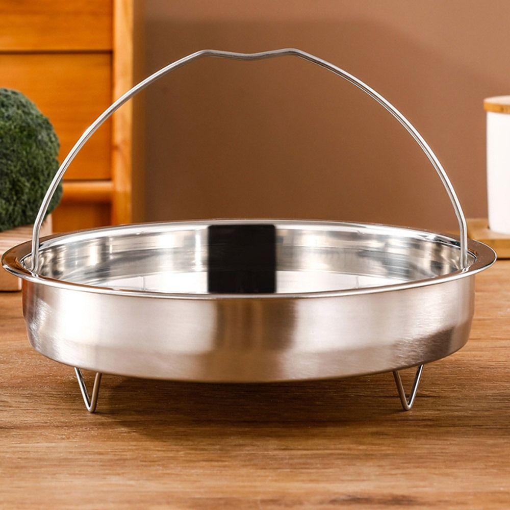 Полка для пароварки Пароварка-скороварка Корзина для пароварки с ручкой Дуршлаг Дренажер Сетка для приготовления на пару Посуда