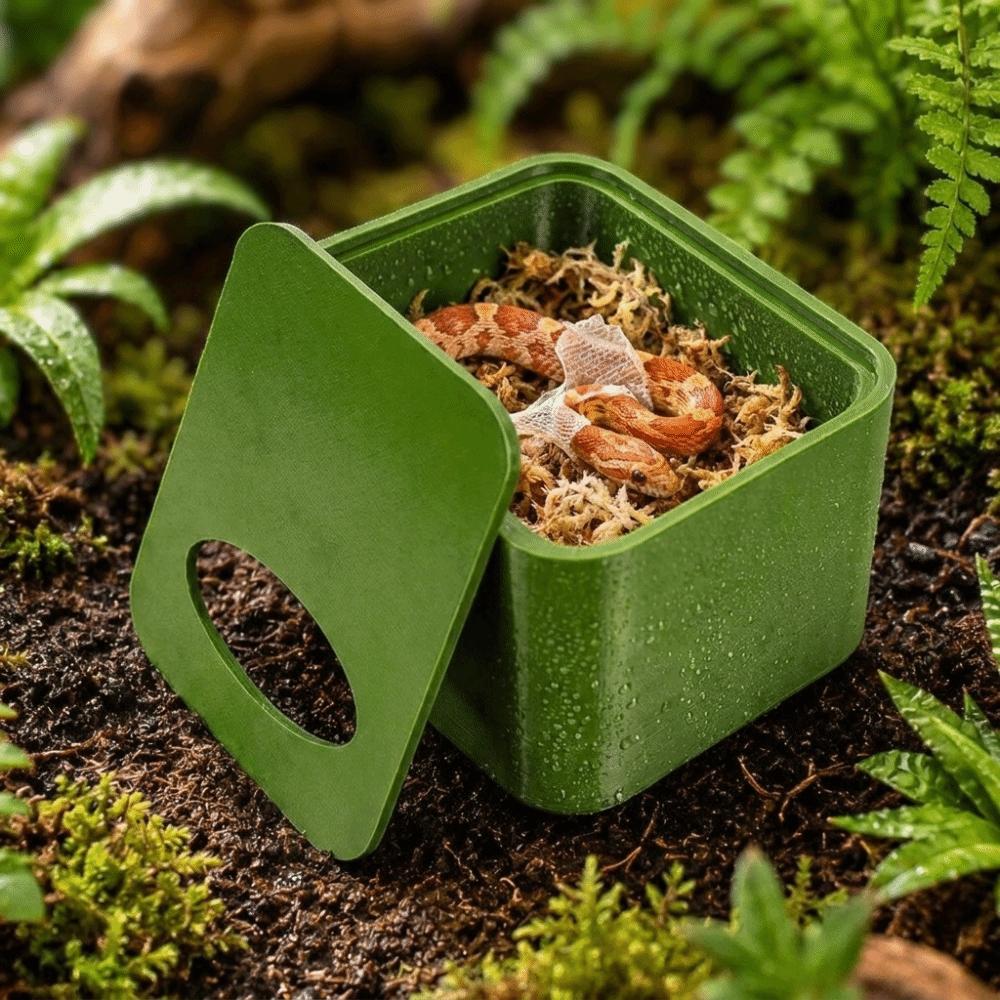 Plastic Climbing Pet Peeling Wet Box 3D Printed Reptile Terrarium Decor Reptile Use