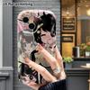 Phone case: 2D flat, suitable for iPhone 18 17 16 15 14 13 12 Pro, cat ear girl, perfect holiday gift for Christmas and Halloween