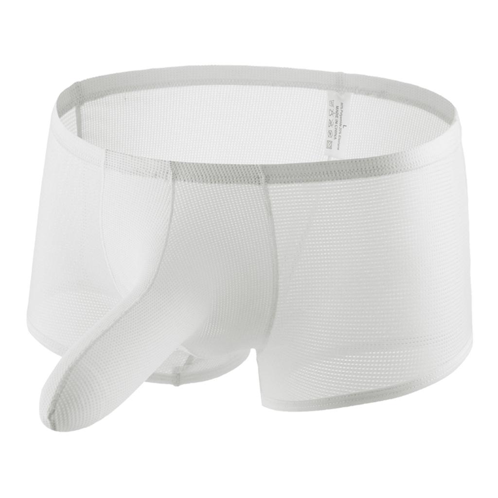 Мужские однотонные полосатые боксеры, мужское нижнее белье, дышащие мягкие трусы