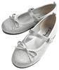 2611010 Блестящие балетки POMPKINS Сделано в Японии (Серебро, 22см)