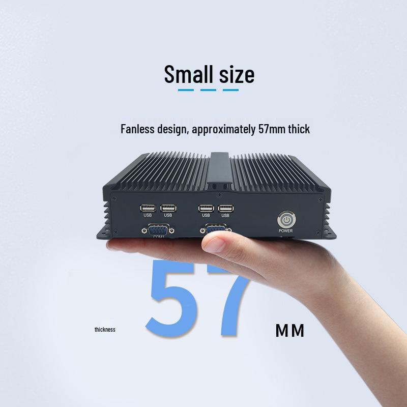 Fanless Mini Industrial Control Computer Barebone System