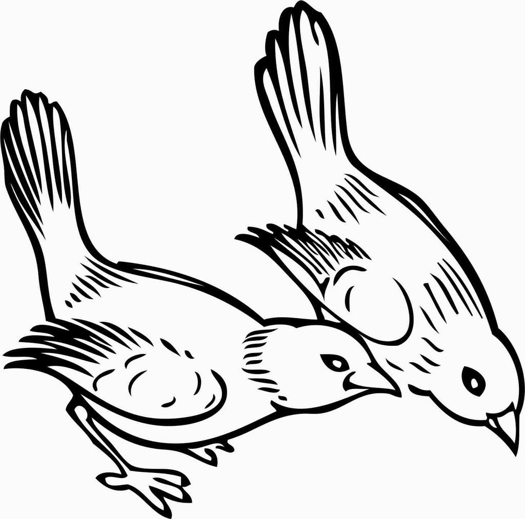 Printtoo Birds Pattern Scrap-booking Square Brown Wooden Rubber Stamps Craft Stamps-2 x 2