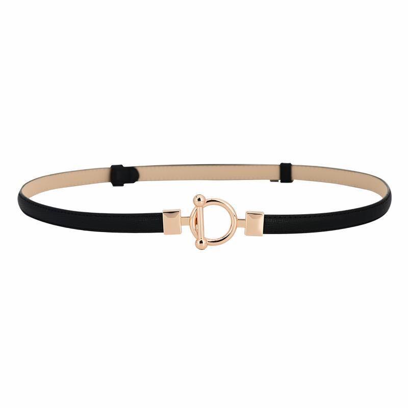 Женский регулируемый зеркальный тонкий ремень: Модный, простой, идеально сочетается с пальто, джинсами и платьями