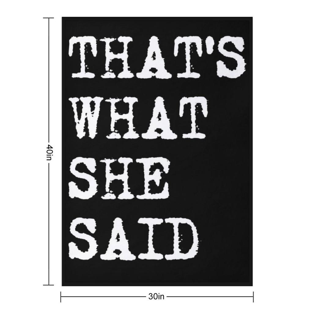 Это то, что она сказала Плед Винтажный диванный плед и Пледы для сна