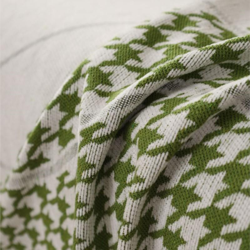 Large Leaf Sofa Cover Mat Throw Blanket Living Room Houndstooth Sofa Couple Position Modern Throw Camping Picnic Blanket