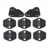 New 8pcs Door Lock Cover + Screw Protector Trim For Jeep Wrangler JL JT  2018- 2024