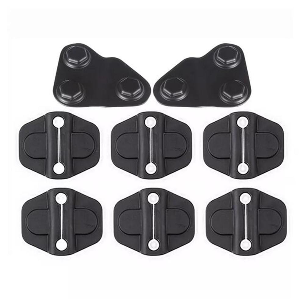 New 8pcs Door Lock Cover + Screw Protector Trim For Jeep Wrangler JL JT  2018- 2024