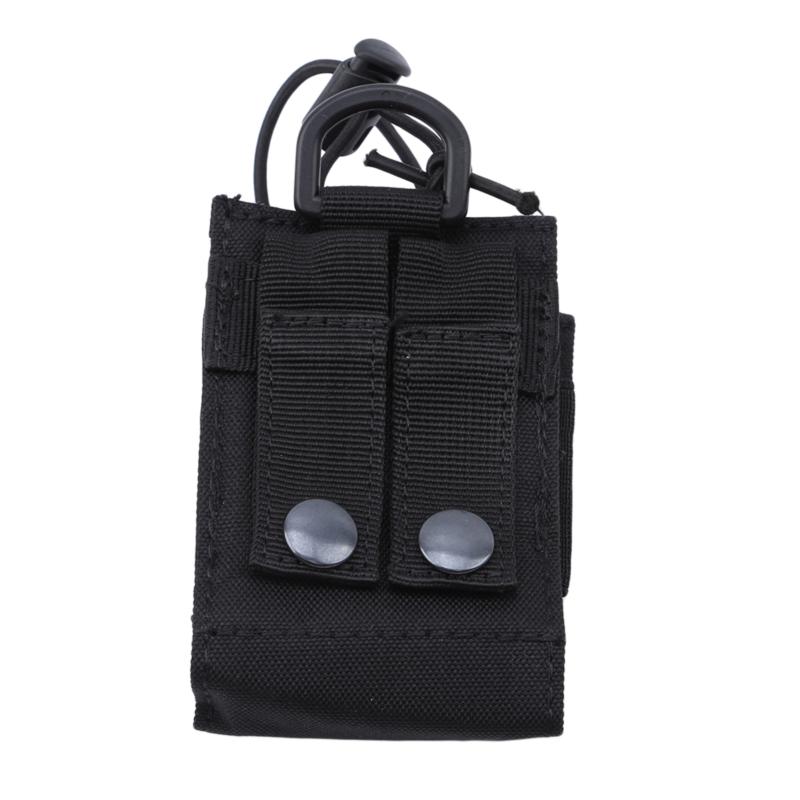 Tactical Radio Pouch Hunting Walkie Talkie Holder Interphone Hanging Bag Outdoor Molle Nylon Magazine Pouch Pocket