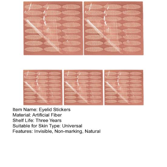 5 листов наклейки для двойных век, сетчатые кружевные натуральные невидимые и легко наносимые наклейки для век, косметические принадлежности