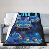 Huntrix Blanket Cover Coral Fleece Plush Kpop Demon Hunters Lightweight Throw Blankets for Home Couch Bedspread