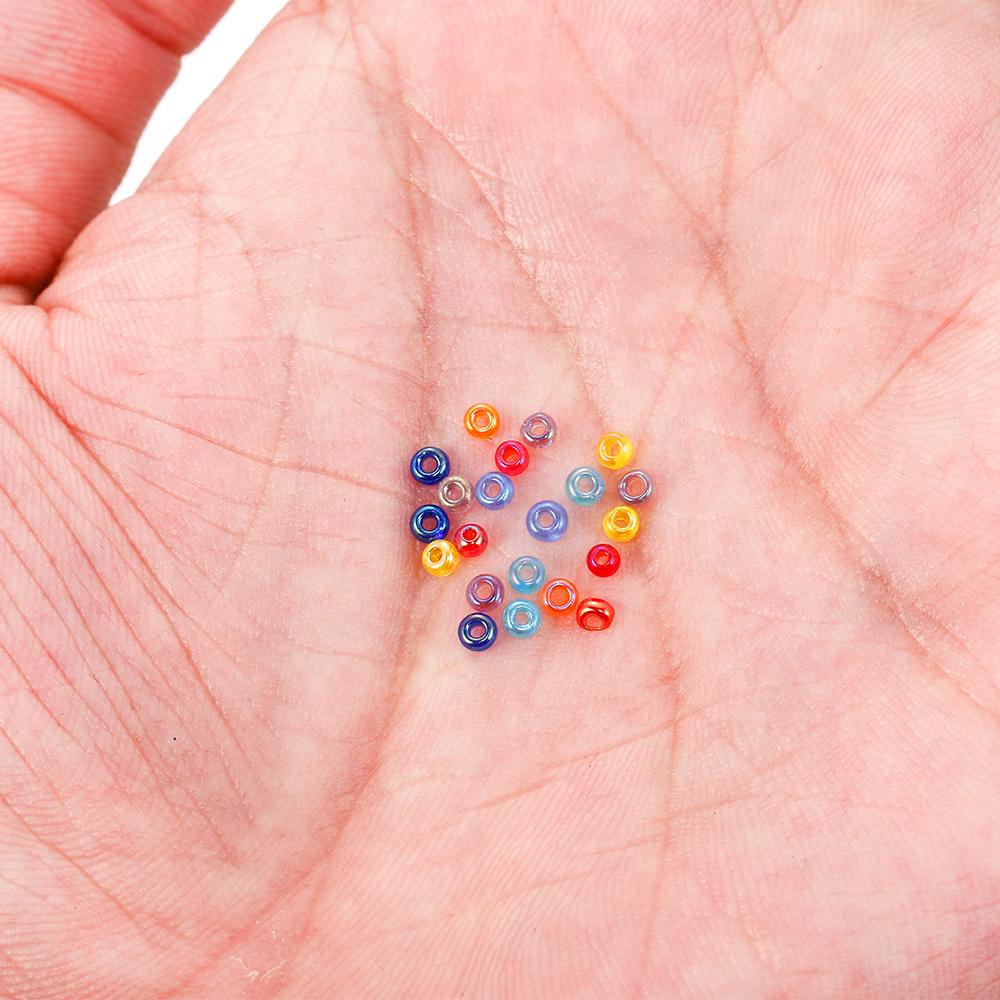 1800 шт./лот, 2 мм, очаровательный чешский стеклянный бисер, маленький Миюки Делика, фурнитура из бисера для браслета «сделай сам», ожерелья, принадлежности для изготовления ювелирных изделий