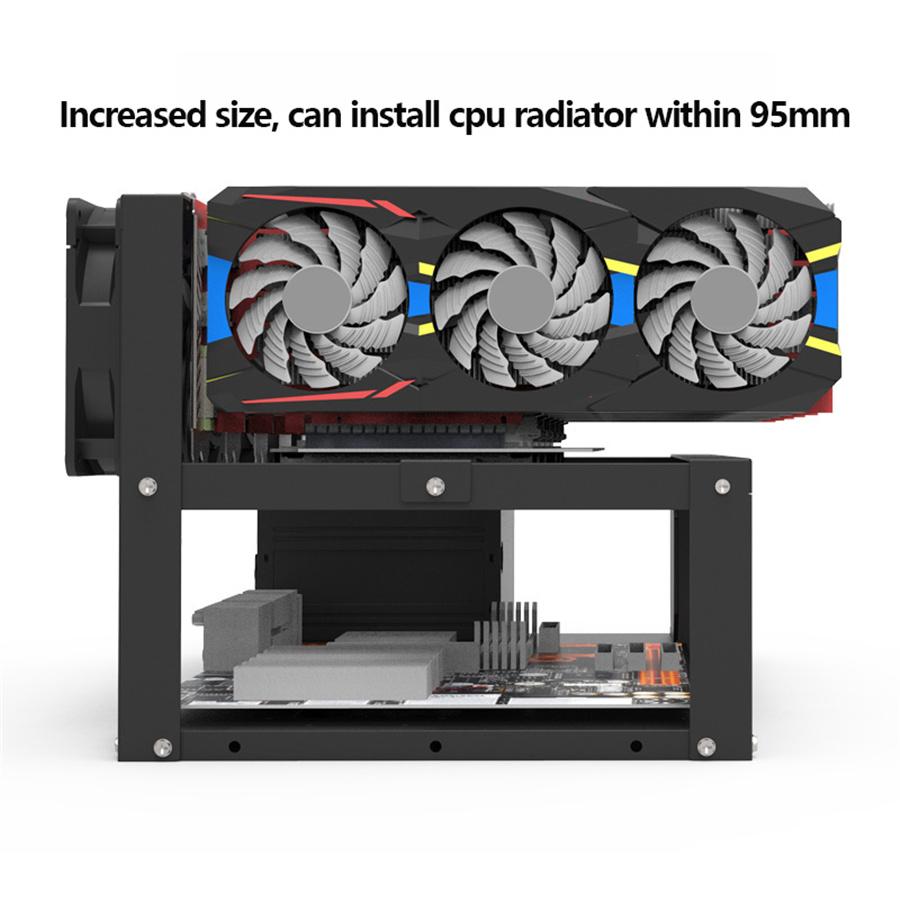2021 Усиленный Открытый Каркас Стойка для Майнинга 6/8 GPU Корпус Компьютера Криптовалютная Монета