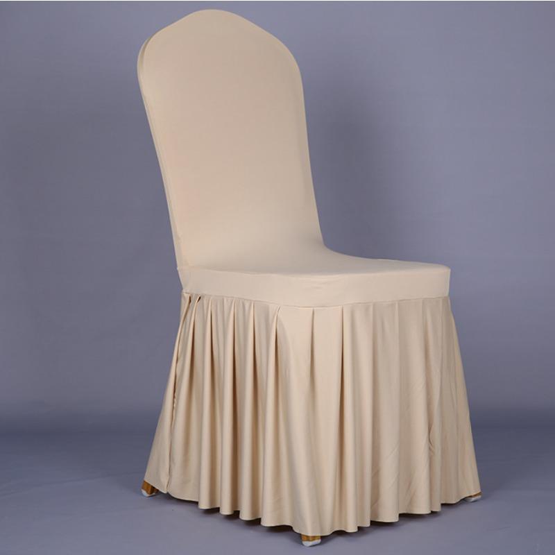 Hotel Wind Table and Chair Banquet Chair Cover Thickened Elastic Conference Hotel Wedding Special Oxford Skirt Hem Chair