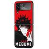 Anime Jujutsu Kaisen Case For Samsung Galaxy Z Flip 4 Zflip3 Z Flip 3 5g Zflip Zflip4 Zflip Flip3 Black Cover Bumper