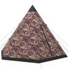 Tipi Camping Tent for 4 People - vidaXL - Multicolor 93033 - Adult - Unisex