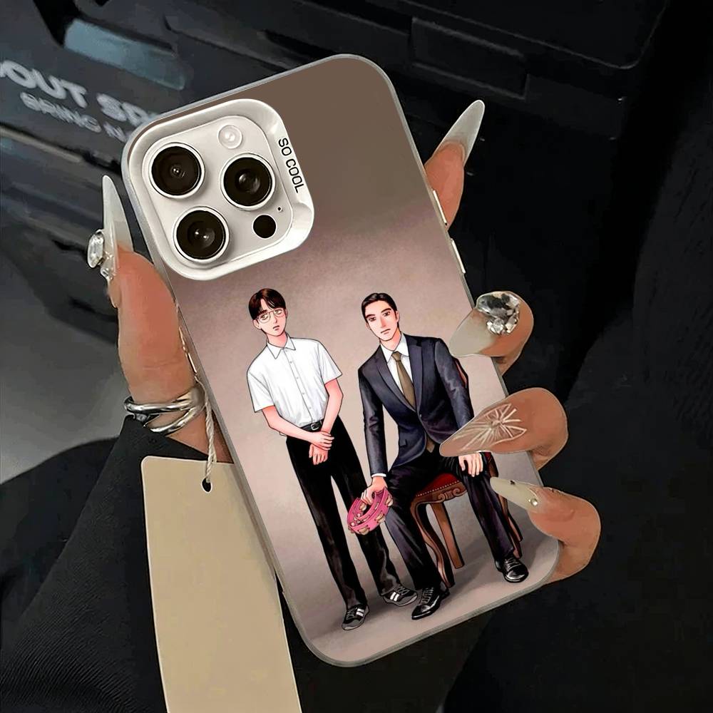 C-Captivated- By -You BL Phone Case For iPhone 11 12 13 14 15 16Pro Max Plus white Sliver Phone Cover