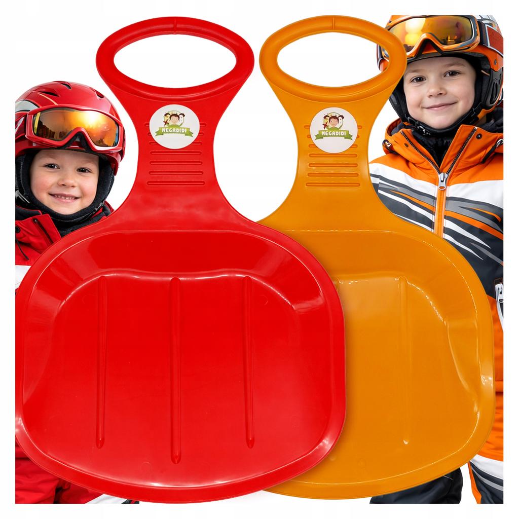 TWO pieces of SLIDE APPLE SET XL 51 cm solid PROFILED SLEDGE