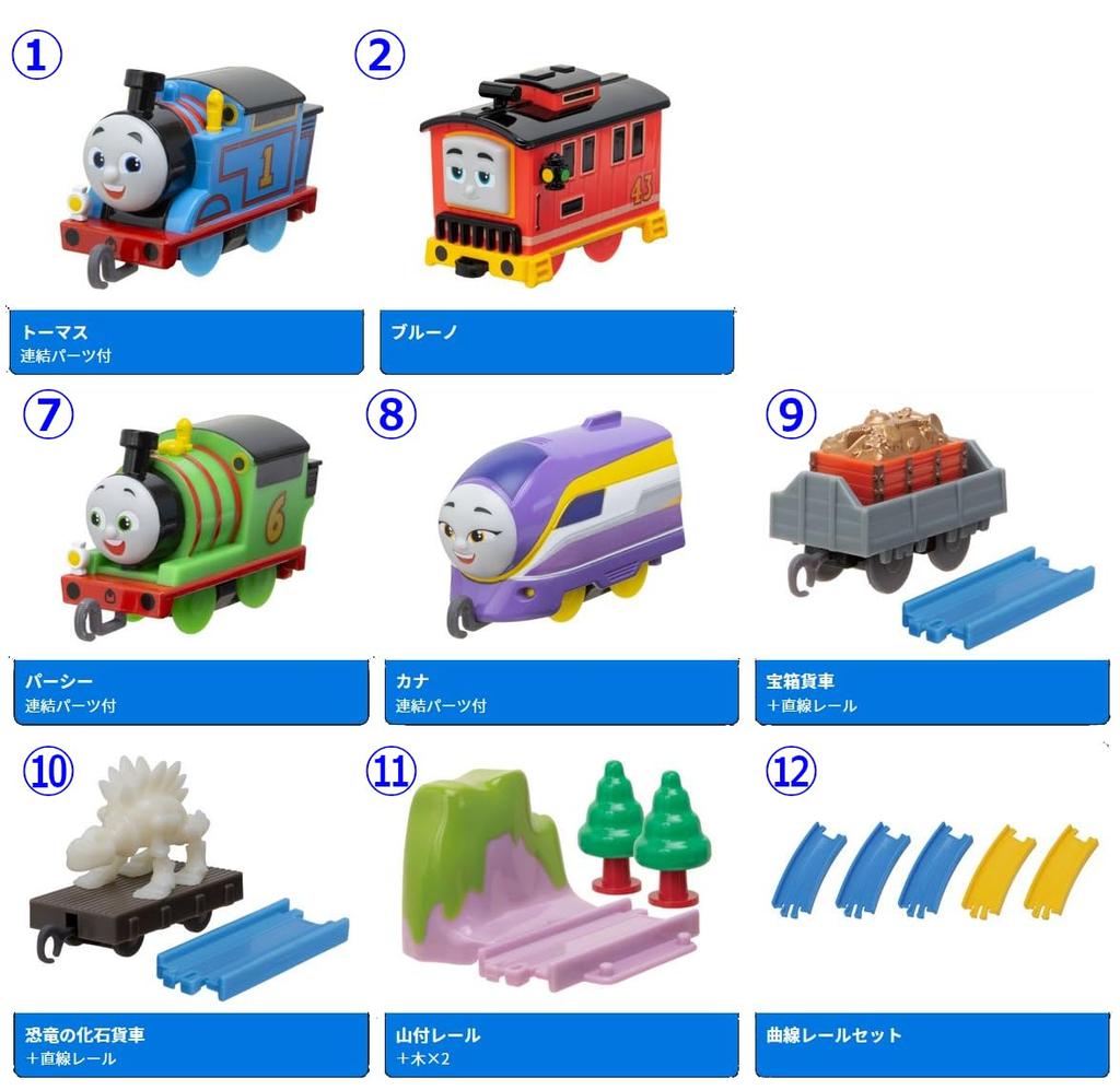 Крышка*Клетка Plarail Томас Паровоз и друзья: Новый друг Бруно издание 8 типов игрушка Cap*Cell