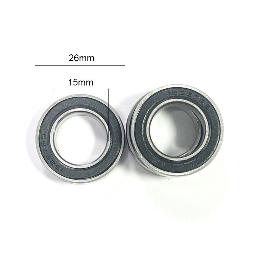 4шт стальной резиновый герметичный подшипник 15x26x7 мм 15267-2RS шарикоподшипники насосная промышленность