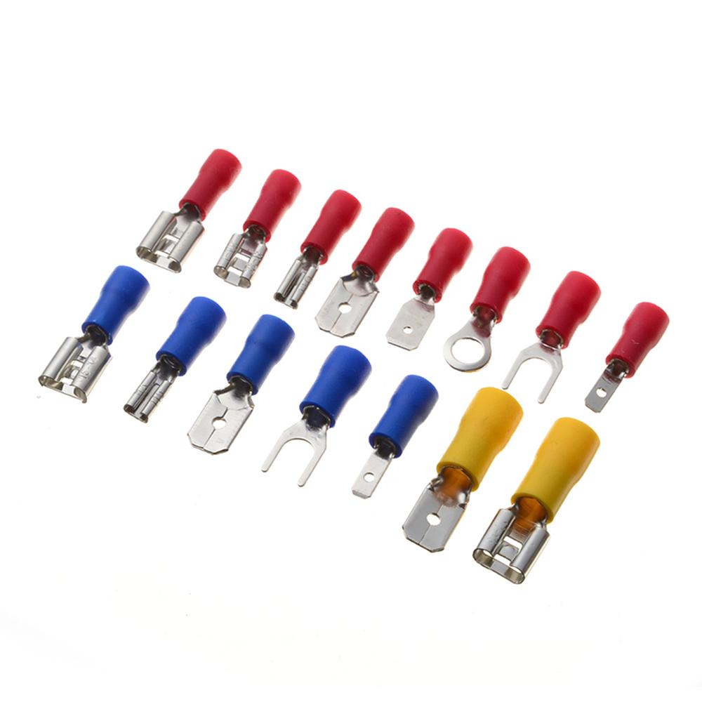 280 шт., различные изолированные электрические разъемы, обжимные клеммы для проводов с портативным ящиком для хранения