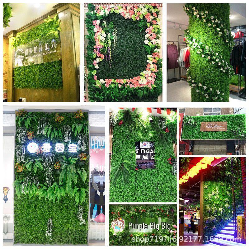 Artificial Green Plant Wall for Living Room and Balcony Decoration