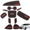 XIKER Набор из 11 резиновых защитных ковриков в салон для Toyota Yaris, индивидуальный дизайн, защита от пятен от напитков и царапин на дверных проемах, шумоподавление, легкая установка