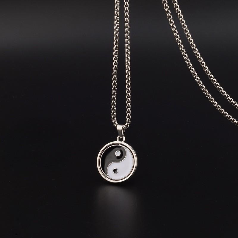 Ожерелье Тай Чи с подвеской «Восемь триграмм», вращающееся, мужское ожерелье