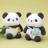 Cute Panda Doll Pendant Backpack Schoolbag Pendant Plush Toy Keychain Small Doll Birthday Gift