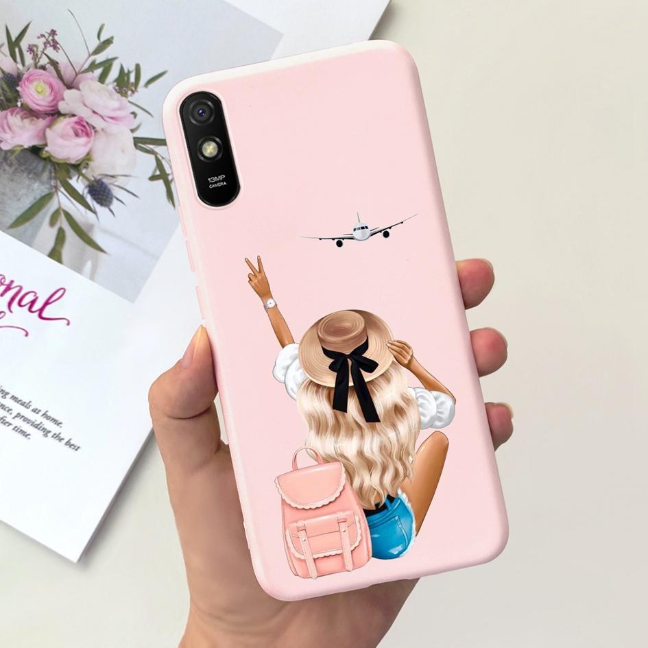 Для Xiaomi Redmi 9A Чехол Redmi 9AT Покрытие Модный Пейзаж Луна Мягкий Силикон Тонкий Funda Для Xiaomi Redmi 9i Redmi9i Спорт Coque