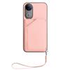 For Vivo V50e 5G/vivo V50 5G Case Card Holder Kickstand Skin-Touch Phone Cover with Wrist Strap