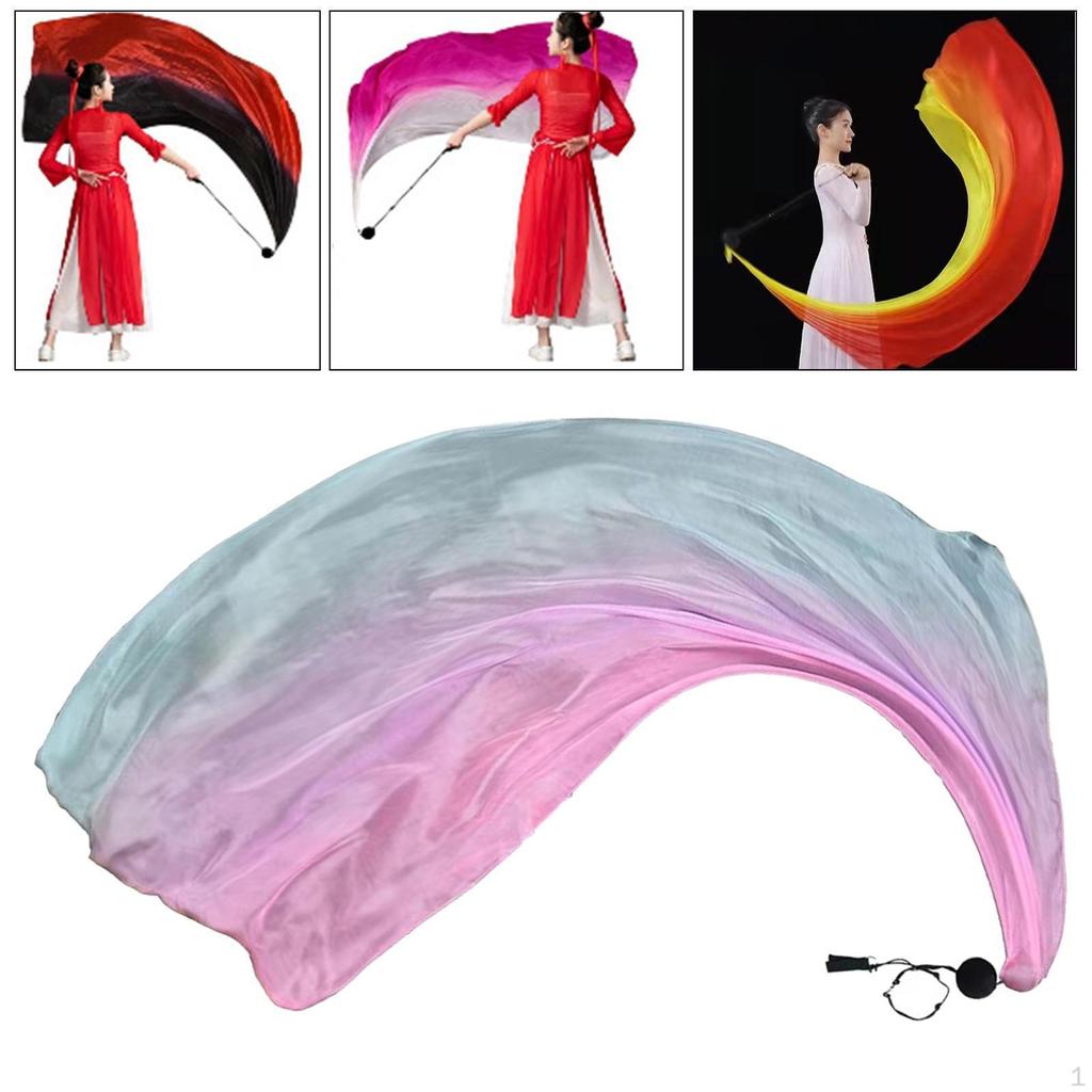 Belly Dance Ball Poi Streamer Set Dancing Scarf for Fancy Dress