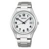 SEIKO SELECTION SBPX153 Мужские часы серии S, на солнечной батарее, белый циферблат