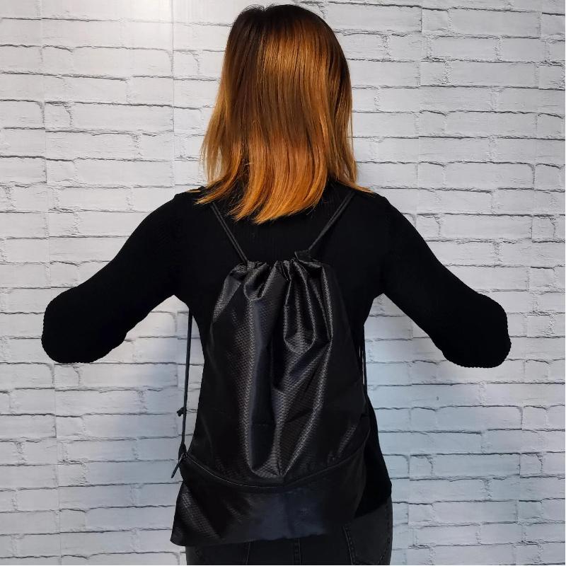 Складной легкий рюкзак с завязками на шнурке, водонепроницаемая спортивная сумка и сумка для хранения