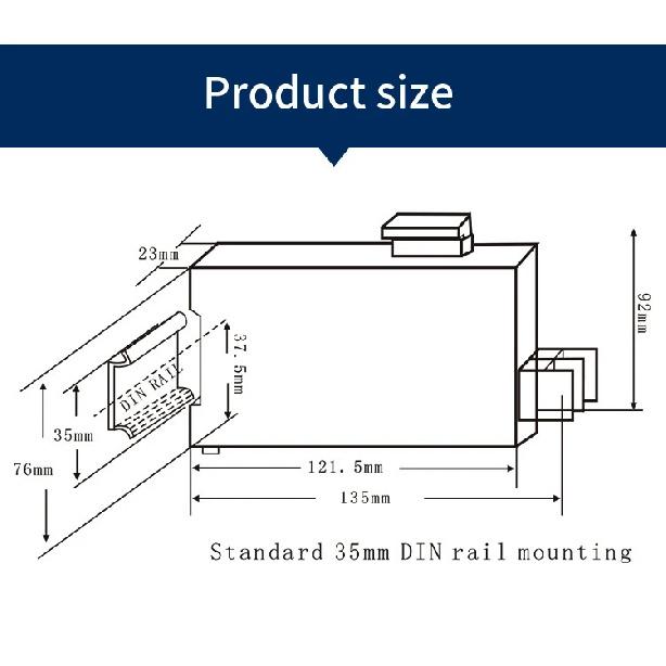 ZA-WI AC/DC Current Sensor Transducer AC/DC 1A 5A 10A Input 4-20mA 0-20mA 0-5V 0-10V Output DC24V AC/DC85-265V Power Supply