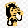 Bendy And The Ink Machine Devil Demon Iron On Heat Transfer Printing Vinyl Patches Sticker for Clothes DIY Appliques Washable Patches