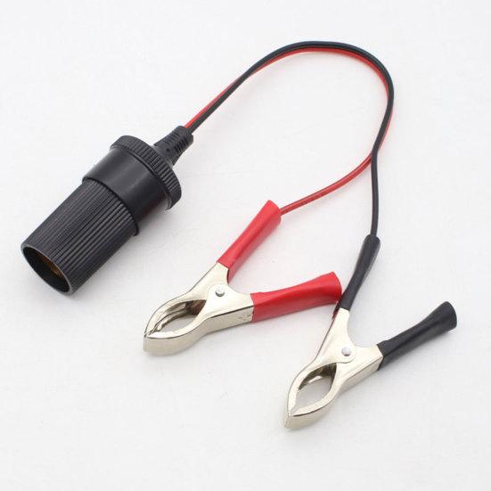 Универсальная клемма автомобильного аккумулятора 12 В с зажимом для адаптера прикуривателя