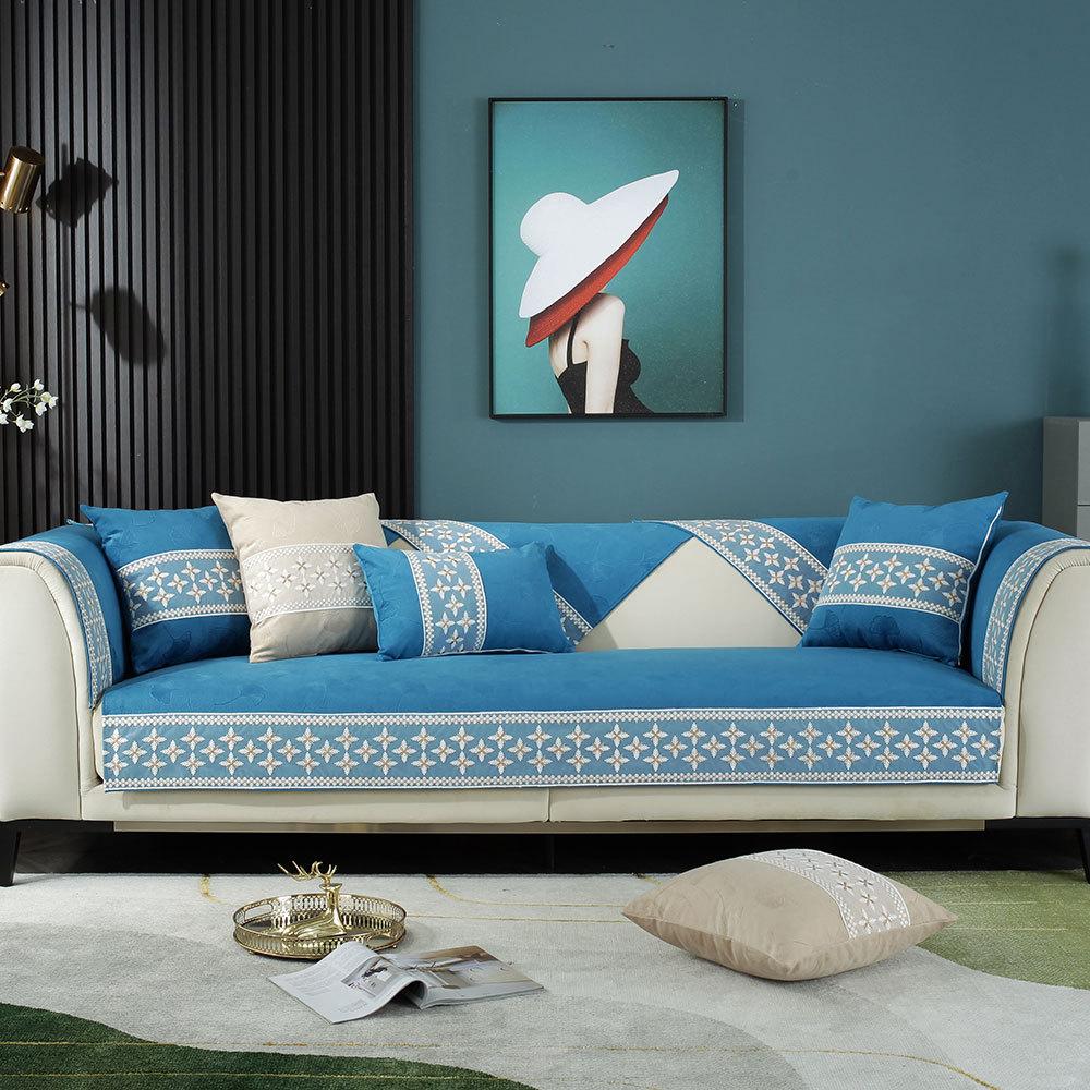 Современная простая диванная подушка Four Seasons, универсальная скандинавская нескользящая подушка для дивана, чехол для дивана, чехол