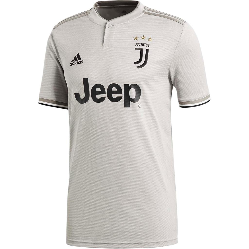 Adidas X Juventus X Jeep Collaboration 2018-19 сезон выездная версия для фанатов полосатая V-образная горловина удобная футбольная рубашка мужские топы Sesame CF3488