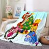 Christmas Winnie Pooh Party Blanket Soft Throw Blanket For Home Bedroom Bed Sofa Travel Office Solid Christmas Blanket