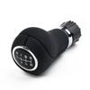 Premium Black Leather 6 Speed Manual Gear Shift Knob for Mercedes W203 Facelift W204 X204 W212 A207 Stylish Design
