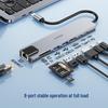 USB-док-станция: 8-в-1 HDMI, Ethernet, Многопортовый концентратор-адаптер