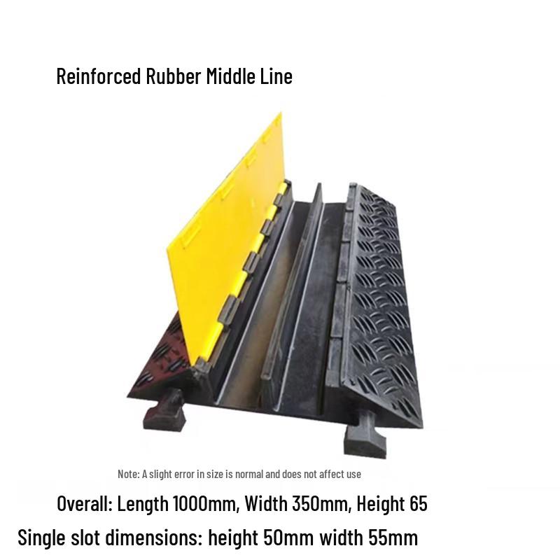 Indoor/Outdoor Cable Protection Rubber Trunking Speed Bump