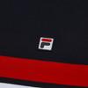 Fila Теннисная мода Ретро Удобная Простая Полосатая Универсальная Повседневная Спортивная Футболка Мужские топы Королевский синий A11M533105F-NV