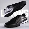 Li Ning TF Искусственный газон для поля с искусственным покрытием Амортизация Скольжение Устойчивость Покрытие Футбольные бутсы Мужские Черно-белые TSTU039-1