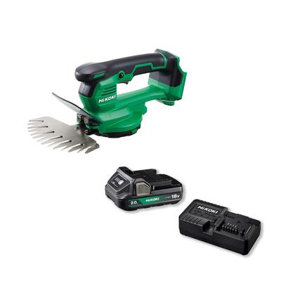 HiKOKI 18 В аккумуляторная газонокосилка с зарядным устройством и шириной стрижки, 170 мм, 2,0 Ач CG1817DA(BG)