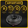 FENDER FLARES Edge Trim Rubber Gasket Rubber Seal Strip 9M For GM Truck Wheel